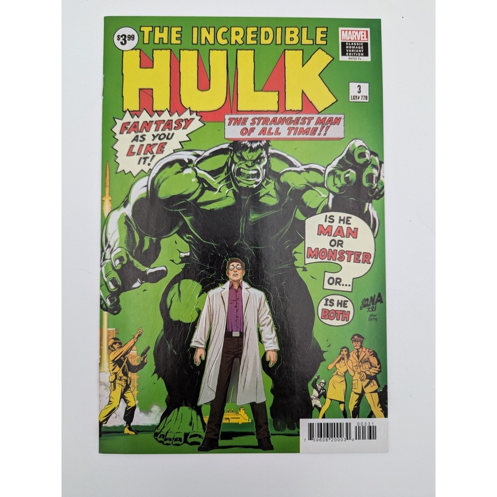 Hulk #3 Nakayama Homage Variant 1st Titan Cameo 2021 Marvel NM Range - Picture 1 of 11